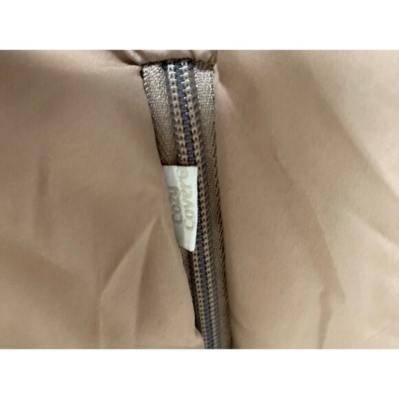 Cozy Cover Beige Tans Zip Up Carrier Cover infant Car Seat Cover khaki - Picture 3 of 5